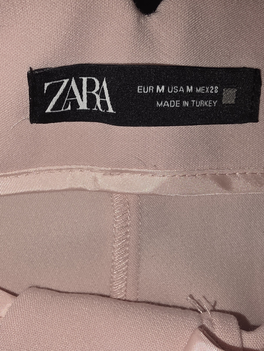 Zara Light Pink High-Rise Tailored Trousers - Picture 8 of 10